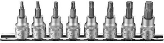 Εικόνα της Σετ καρυδάκια άλλεν torx 3/8'' T20-T55 8 τεμ Force