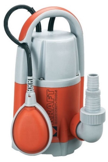 Εικόνα της Υποβρύχια αντλία ομβριων υδάτων 450watt 7.5m 7300 L/h 1"-1" 1/4'' Kraft