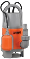Εικόνα της Υποβρύχια αντλία ακαθάρτων υδάτων 750watt 8m 12500 Lt/h 1"- 1" 1/4'' Kraft