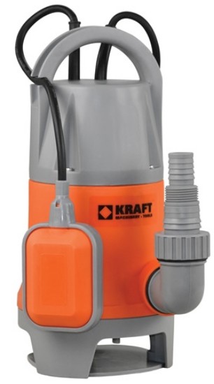 Εικόνα της Υποβρύχια αντλία ακαθαρτων υδάτων 900watt 8.5m 14000 Lt/h 1"-1" 1/4'' Kraft
