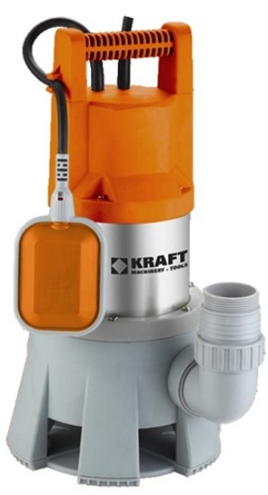 Εικόνα της Υποβρύχια αντλία ακαθάρτων υψηλής παροχής 1300w 11m 25000Lt/h 2'' Kraft