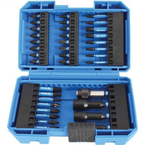 Εικόνα της Σετ κρουστικών μυτών 36 τεμ 1/4" Asta