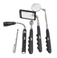 Εικόνα της Σετ τηλεσκοπικά εργαλεία 5 τεμαχίων(2 μαγνήτες -2 καθρέπτες-1 φακός) Satra