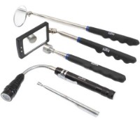 Εικόνα της Σετ τηλεσκοπικά εργαλεία 5 τεμαχίων(2 μαγνήτες -2 καθρέπτες-1 φακός) Satra