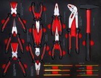 Εικόνα της Εργαλειοφόρος τροχήλατος με 6 συρτάρια και 158 εργαλεία Bgs