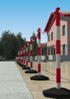 Εικόνα της Κολώνα σήμανσης με βάση που γεμίζεται με 3kg νερό