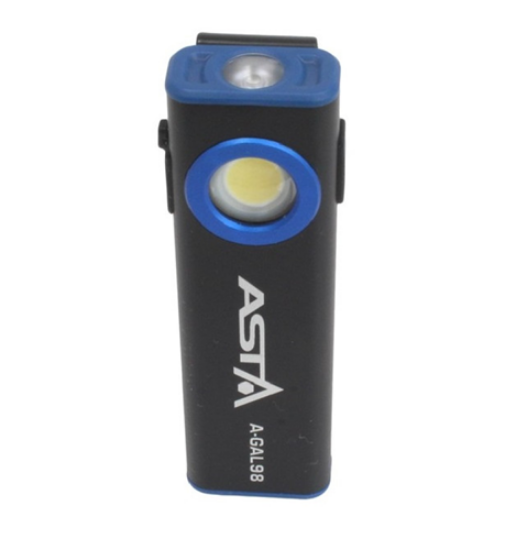 Εικόνα της Επαναφορτιζόμενος φακός εργασίας cob led 800 lumens με μαγνητική βάση Asta