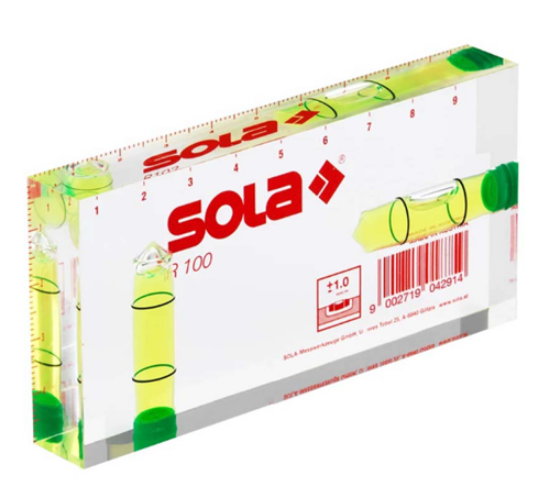 Εικόνα της Αλφάδι διάφανο R100 100*50*15mm Sola