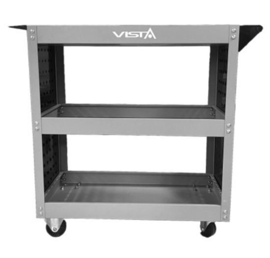 Εικόνα της Εργαλειοφόρος τροχήλατος ανοιχτού τύπου με 3 ράφια Vista