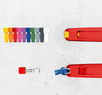 Εικόνα της Κλιπ ColorCode μείγμα χρωμάτων 2 (10 τεμάχια) Knipex