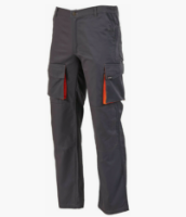 Εικόνα της Παντελόνι εργασίς γκρι-πορτοκαλί small Axon
