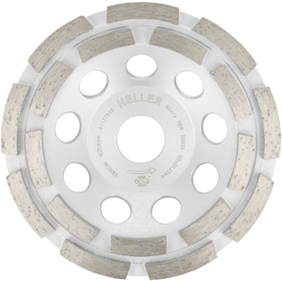 Εικόνα της Δίσκος Universal pro plus για σκληρή πέτρα και γρανίτη 125mm Heller