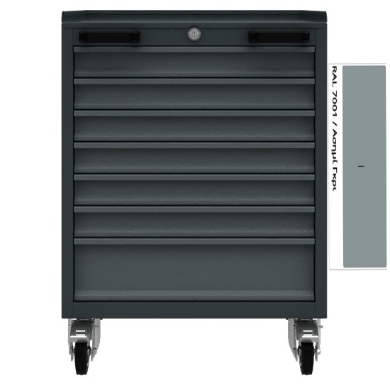 Εικόνα της Εργαλειοφόρος 7 συρταρίων Γκρι BT Ral 7001