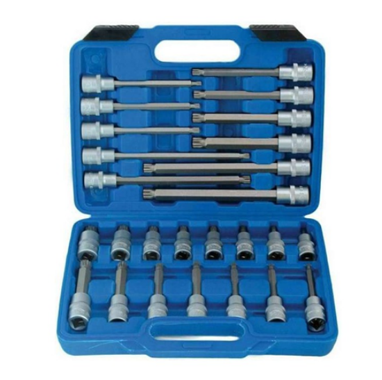 Εικόνα της Σετ καρυδάκια 1/2'' xzn πολύσφηνα 26 τεμαχίων Satra