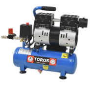 Εικόνα της Αεροσυμπιεστής μονομπλόκ oil free χαμηλού θορύβου 1Hp 6Lt Brushless Toros