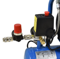 Εικόνα της Αεροσυμπιεστής μονομπλόκ oil free χαμηλού θορύβου 1Hp 6Lt Brushless Toros