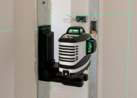 Εικόνα της Αλφάδι laser 3 ακτινών πράσινο 360° 3D 883g Kapro