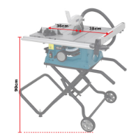 Εικόνα της Παγκοπρίονο βαρέως τύπου 1800w Φ 250mm Bulle