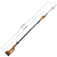 Εικόνα της Κονταροπρίονο μπαταρίας τηλεσκοπικό 21v 2*4.0Ah Kraft