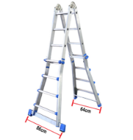 Εικόνα της Σκάλα πολυμορφική τηλεσκοπική 4x4 16 σκαλιά Bulle