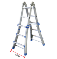 Εικόνα της Σκάλα πολυμορφική τηλεσκοπική 4x3 12 σκαλιά Bulle