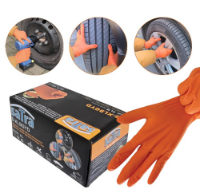 Εικόνα της Γάντια νιτριλίου μιας χρήσης xl 100 τεμ Satra