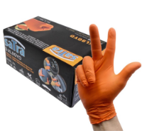 Εικόνα της Γάντια νιτριλίου μιας χρήσης xl 100 τεμ Satra