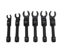 Εικόνα της Σετ κλειδιά σωλήνων σπαστά καρέ 3/8'' 6 τεμ Satra