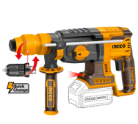 Εικόνα της Πιστολέτο Περιστροφικό 2*4AH 20V Li-Ion 2.5J & ταχυτσόκ INGCO