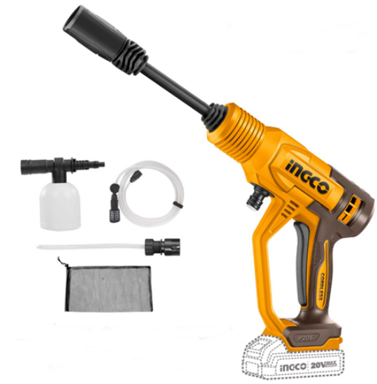 Εικόνα της Πλυστικό Μηχάνημα Υψηλής Πίεσης Μπαταρίας 20V Li-Ion SOLO INGCO