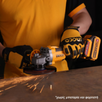 Εικόνα της Γωνιακός Τροχός Μπαταρίας 125mm 20V Li-Ion SOLO INGCO