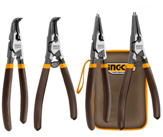 Εικόνα της Ασφαλειοτσίμπιδο 180mm σετ 4 τεμ. INGCO