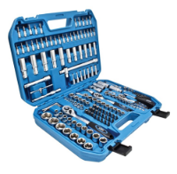 Εικόνα της Σετ κασετίνα καρυδάκια 179 τεμ -1/4'' 3/8'' 1/2'' Satra