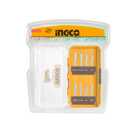 Εικόνα της Φρέζες Καρβιδίου Βολφραμίου για Μέταλλα Σετ 8 τεμ.INGCO