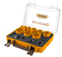 Εικόνα της Ποτηροτρύπανα Σετ 13 τεμ. 19-64mm Bi-Metal INGCO