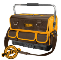 Εικόνα της Εργαλειοθήκη Τσάντα Κλειστή 16" με Ατσάλινη λαβή INGCO