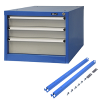 Εικόνα της Συρταρίερα σταθερή με 3 συρτάρια Bulle