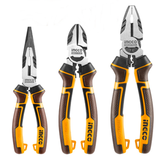 Εικόνα της Σετ πένσα-πλαγιοκόπτης-μυτοτσίμπιδο INGCO