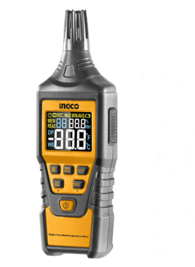 Εικόνα της Ψηφιακός Μετρητής Υγρασίας και Θερμοκρασίας INGCO