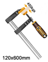 Εικόνα της Σφιγκτήρας Μαραγκών Βαρέως Τύπου 120x600mm INGCO