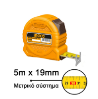Εικόνα της Μετροταινία 5m x 19mm INGCO