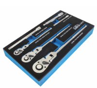 Εικόνα της Σετ καστάνιες σπαστές 1/4'' - 3/8'' - 1/2'' 6 τεμ Satra