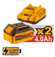 Εικόνα της Πιστολέτο Περιστροφικό Κρουστικό Σκαπτικό Μπαταρίας 20V Li-Ion 2.5J INGCO