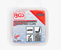 Εικόνα της Κλιπς ταπετσαρίας αυτοκινήτου 100 τεμ Bgs