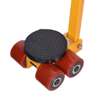 Εικόνα της Φορείο με περιστρεφόμενο πέλμα και τιμόνι για μεταφορα 4 τόνων με ράουλα PU με ρουλεμάν Epress