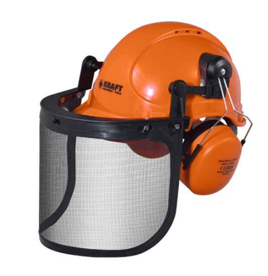 Εικόνα της Κράνος προστασίας αεριζόμενο με ωτοασπίδες snr 30 db και σίτα  Kraft