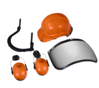 Εικόνα της Κράνος προστασίας αεριζόμενο με ωτοασπίδες snr 30 db και σίτα  Kraft