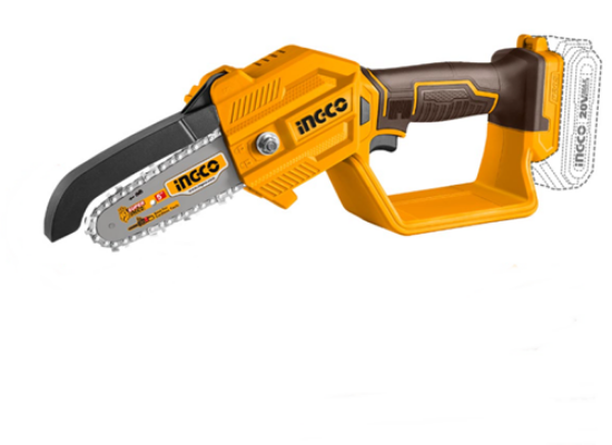 Εικόνα της Αλυσοπρίονο Μίνι Μπαταρίας 20V Li-Ion με 5"/12.7cm Λάμα INGCO