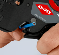 Εικόνα της Πολυεργαλείο ηλεκτρολόγων,πρεσάρισμα σε μονές μύτες ακροχιτωνίων Knipex