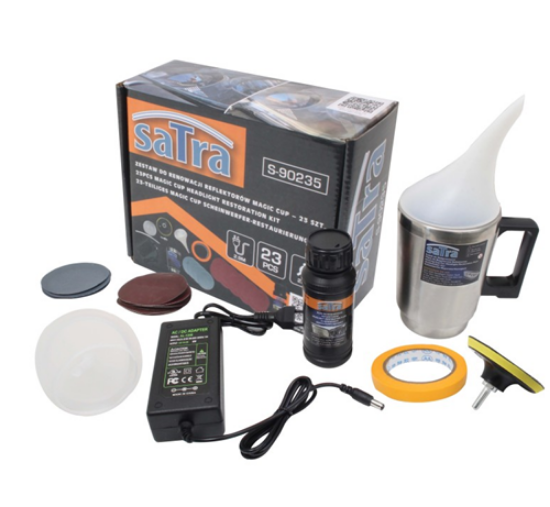 Εικόνα της Σετ επισκευής προβολέων αυτοκινήτων 23 τεμαχίων Satra